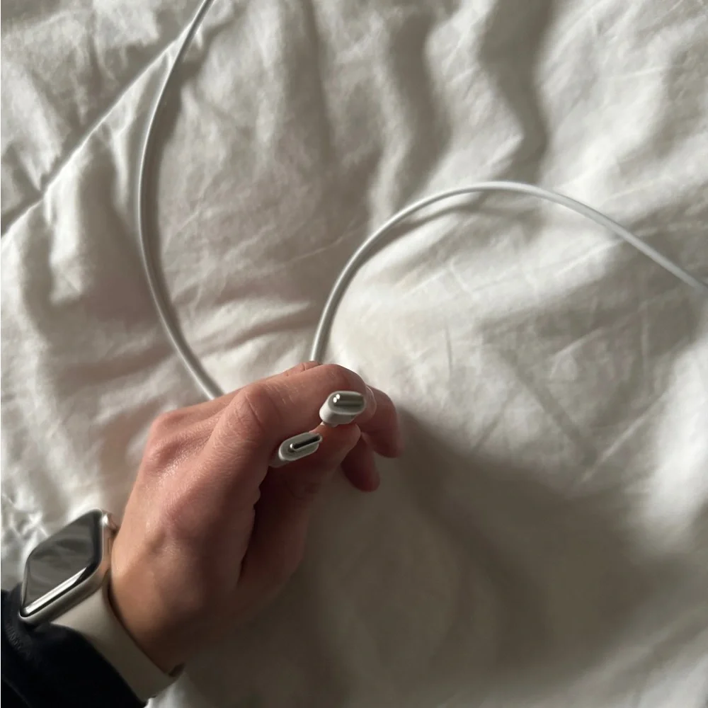 3ft White USB-C to 8-Pin Fast Charging Cable for iPhone iPad iOS